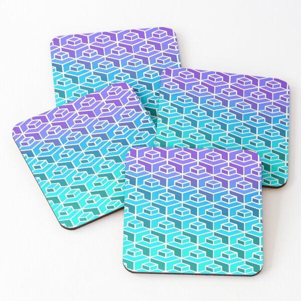 Item preview, Blue to Purple  Geometry Pattern  designed and sold by artofjaynoska.