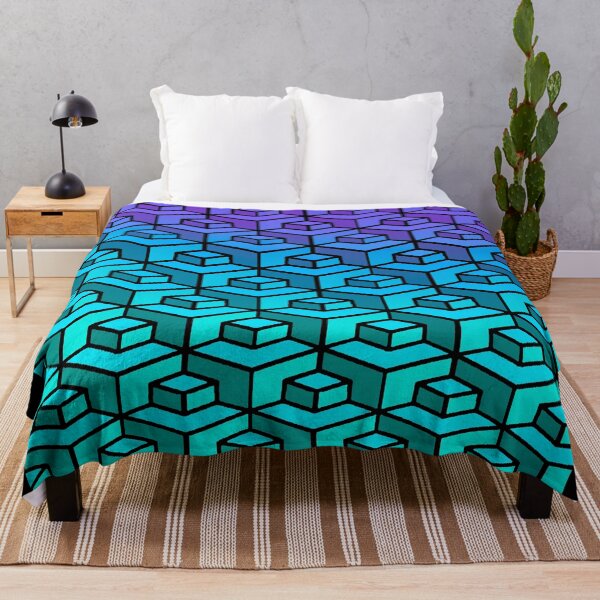Item preview, Blue to Purple Geometry Pattern designed and sold by artofjaynoska.