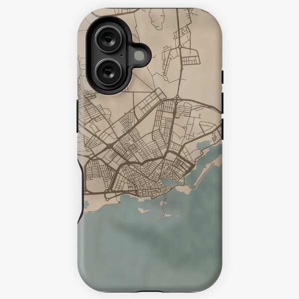 Vista previa del artículo con la obra «Arrecife Sepia Map», diseñado y vendido por CPTVDesign.