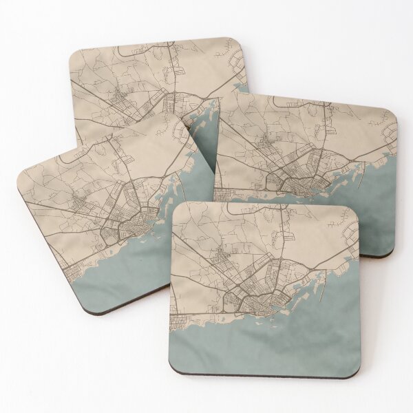 Item preview, Arrecife Sepia Map designed and sold by CPTVDesign.