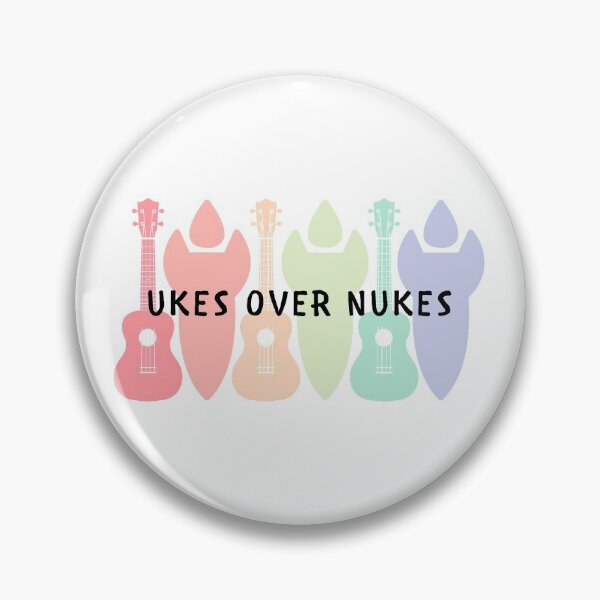 Item preview, Ukes Over Nukes designed and sold by PayoutStream.