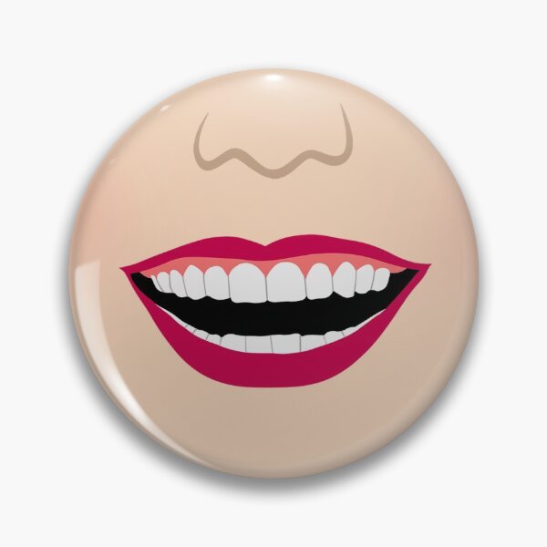 Item preview, Illustration of Beautiful Caucasian Woman's Red Lips, Blush and Smile designed and sold by BigAl3D.