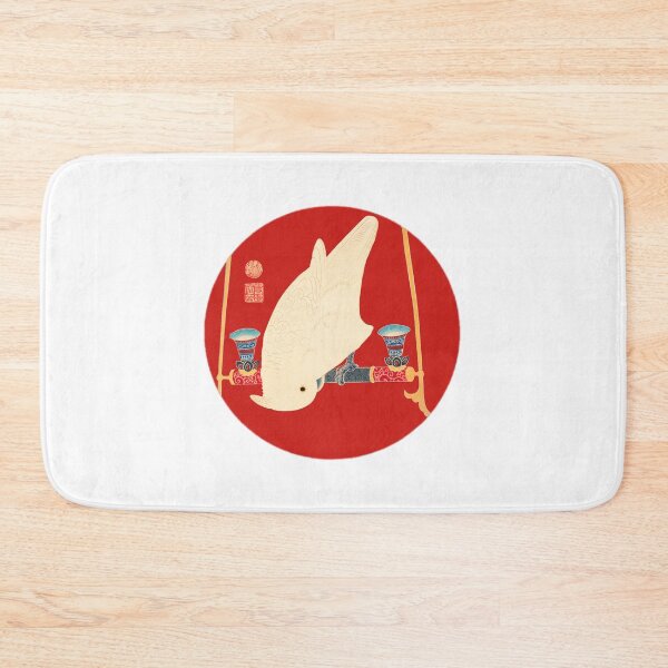 Item preview, Japanese Flag - White Macaw designed and sold by weavernap.