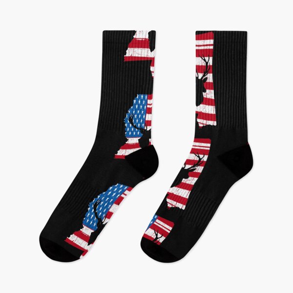 Item preview, Mississippi American Flag Deer Hunting designed and sold by Tee Kaboom!.