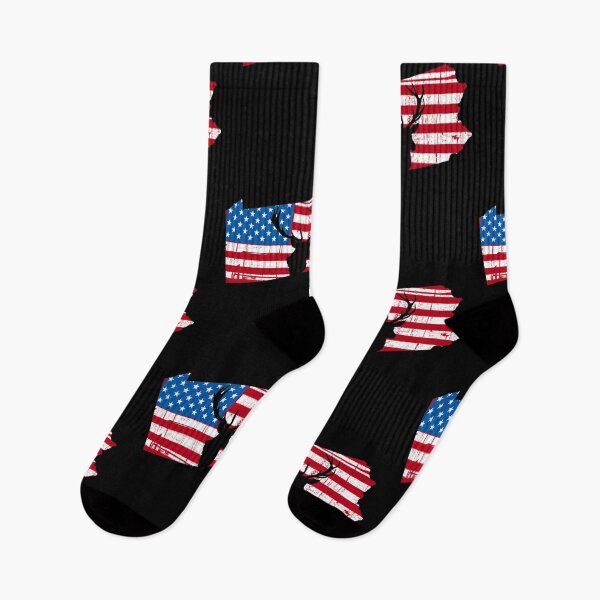 Item preview, Pennslyvania American Flag Deer Hunting designed and sold by Tee Kaboom!.