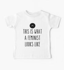 Camiseta para bebés Esto es lo que parece una feminista