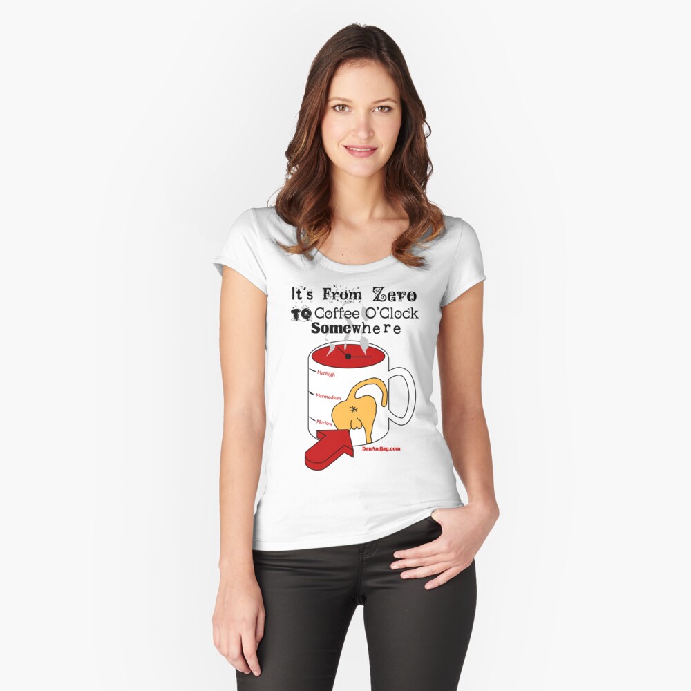 Item preview, Fitted Scoop T-Shirt designed and sold by stolendress.