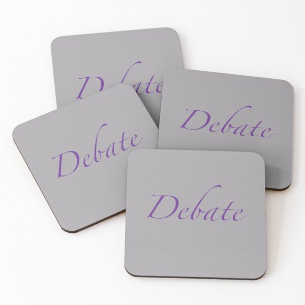 Item preview, Debate Cursive (Purple) designed and sold by debatethewayout.