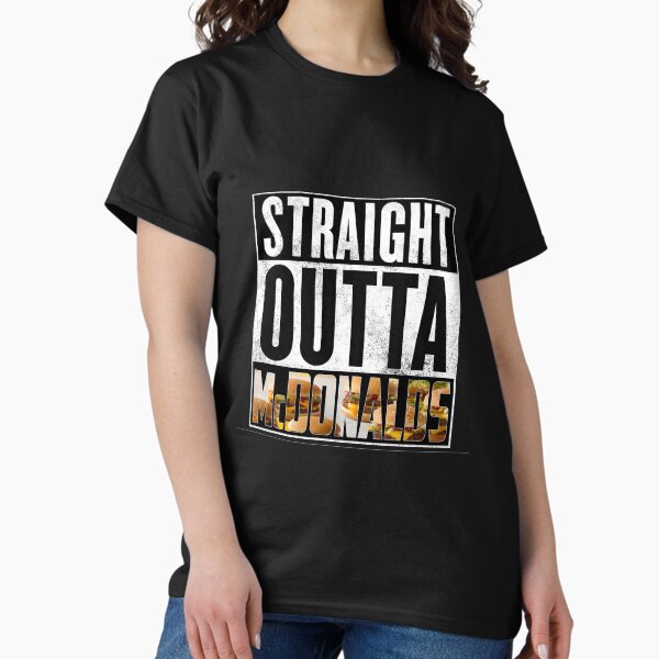 Item preview, Straight Outta McDonalds designed and sold by T-shirt-Designs.