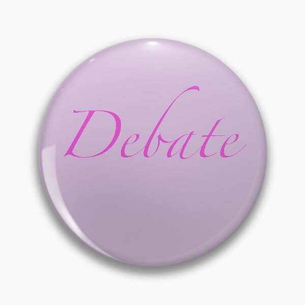 Item preview, Debate Cursive (Pink) designed and sold by debatethewayout.