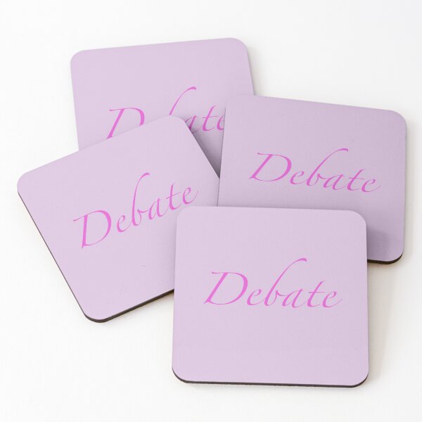 Item preview, Debate Cursive (Pink) designed and sold by debatethewayout.