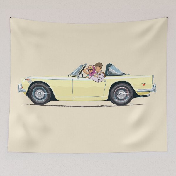 Item preview, Jasmin Yellow coloured TR4a with optional Surrey Top designed and sold by Bigs66.