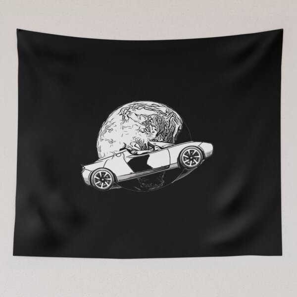 Item preview, Tesla`s Earth B&W designed and sold by TriendDezign.