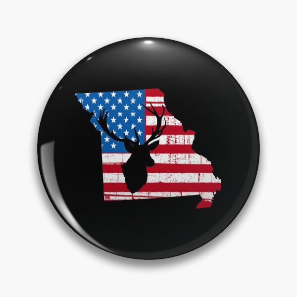 Item preview, Missouri American Flag Deer Hunting designed and sold by Tee Kaboom!.