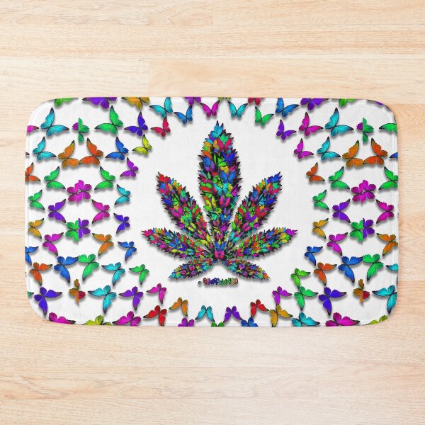Item preview, Butterflies Cannabis Leaf 2 designed and sold by WetPaint420.