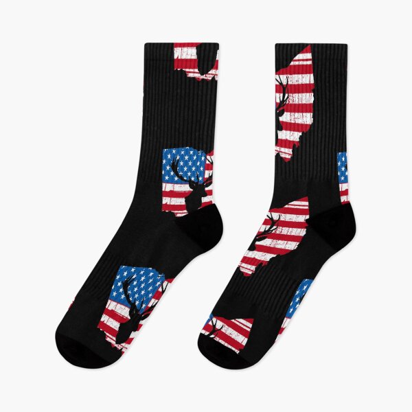 Item preview, Ohio American Flag Deer Hunting designed and sold by Tee Kaboom!.
