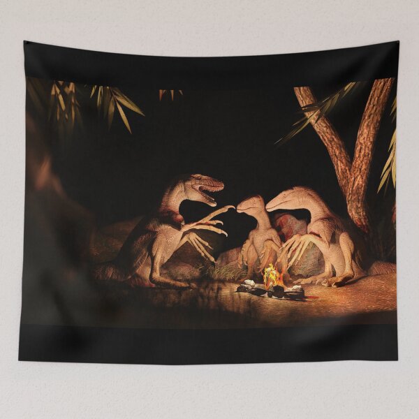 Item preview, Rapt tails around the campfire designed and sold by Sam  Knight.