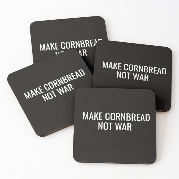 Item preview, Make Cornbread Not War Protest Peace Baking designed and sold by dbreeze10.