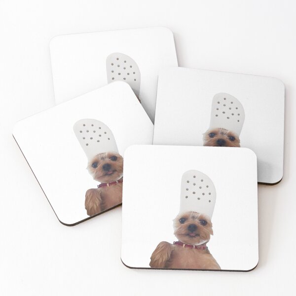 Item preview, dog wearing crocks designed and sold by inyourcar.
