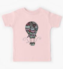 Flower Air Balloon Kids Tee