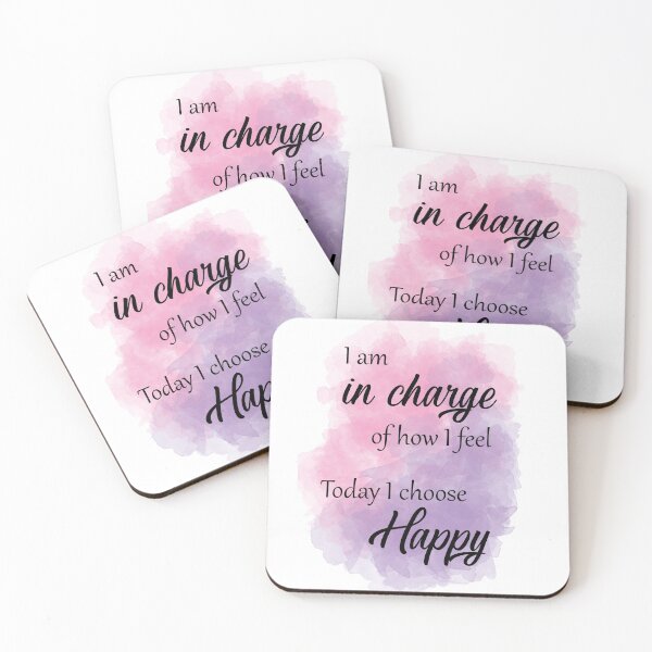 Item preview, Today I choose to be happy watercolor artsy quote designed and sold by katew162.