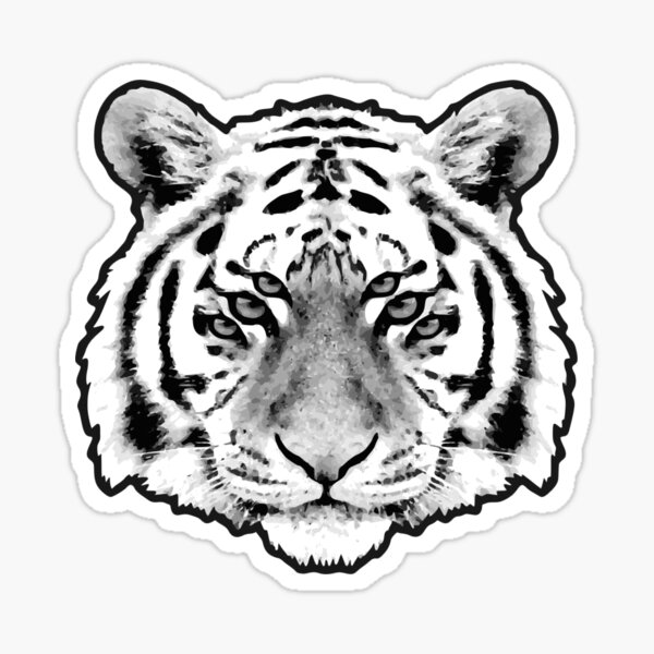 6 Eyed Tiger Royal Blood Sticker