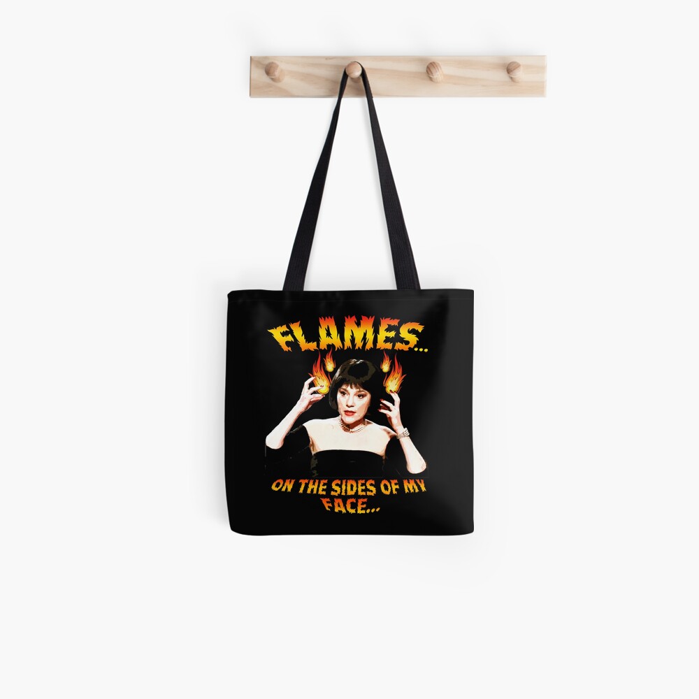 Clue Mrs White Flames Tote Bag