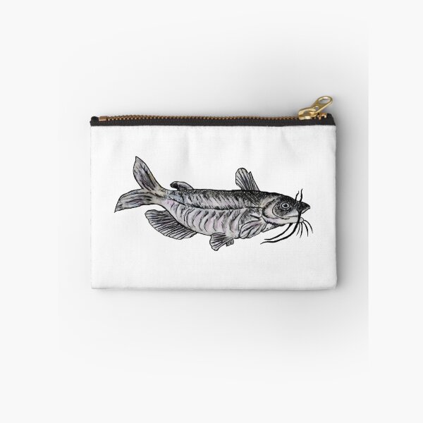 Item preview, White Catfish Fish Drawing designed and sold by Michelebuttons.