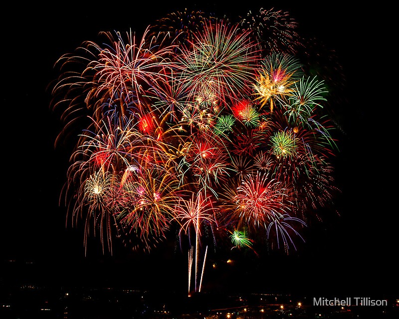 "Freedom Fourth Fireworks Show Albuquerque, New Mexico" by Mitchell