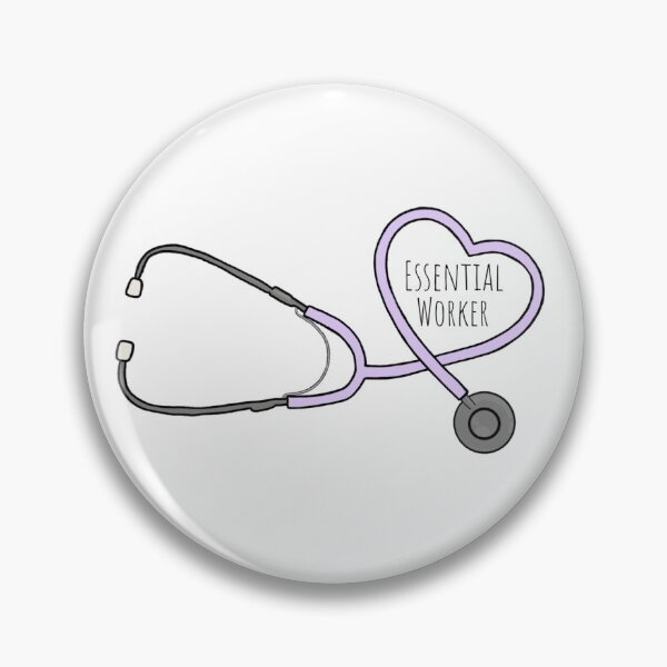 Item preview, Essential Worker Lavendar Stethoscope designed and sold by Kalynmoz.