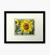 Sonnenblumen Framed Print