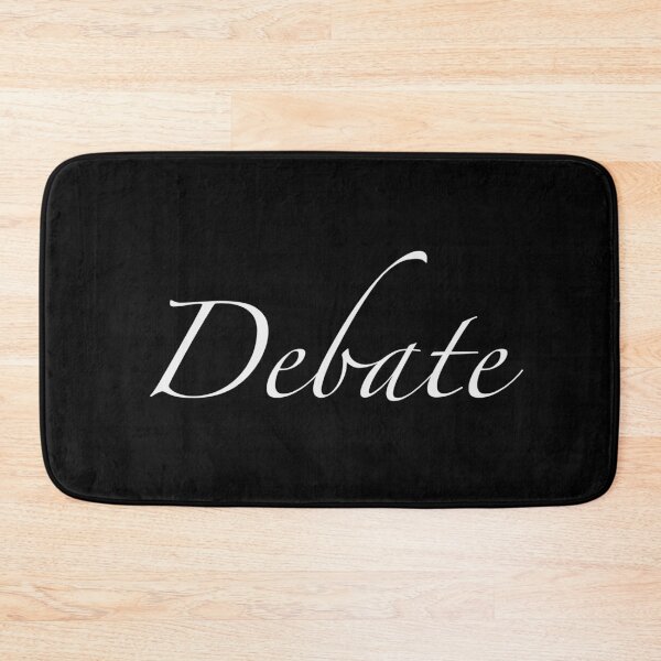 Item preview, Debate Cursive (White) designed and sold by debatethewayout.