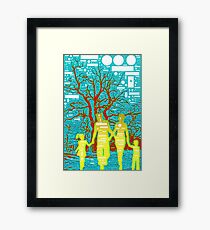 Familie Framed Print