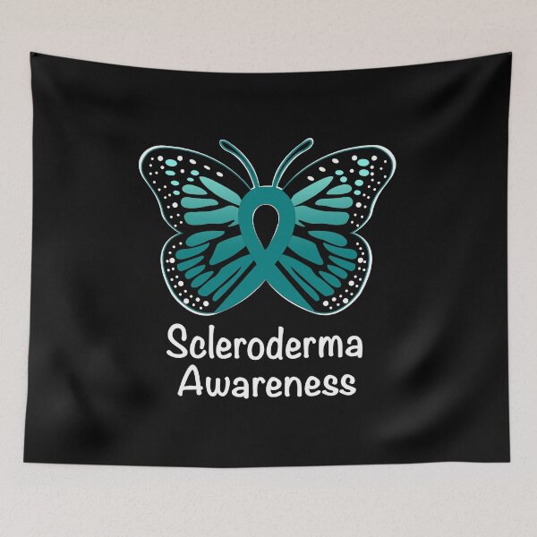 Item preview, Scleroderma Awareness Warrior Support Survivor Teal Ribbon Gifts designed and sold by jimiyour.