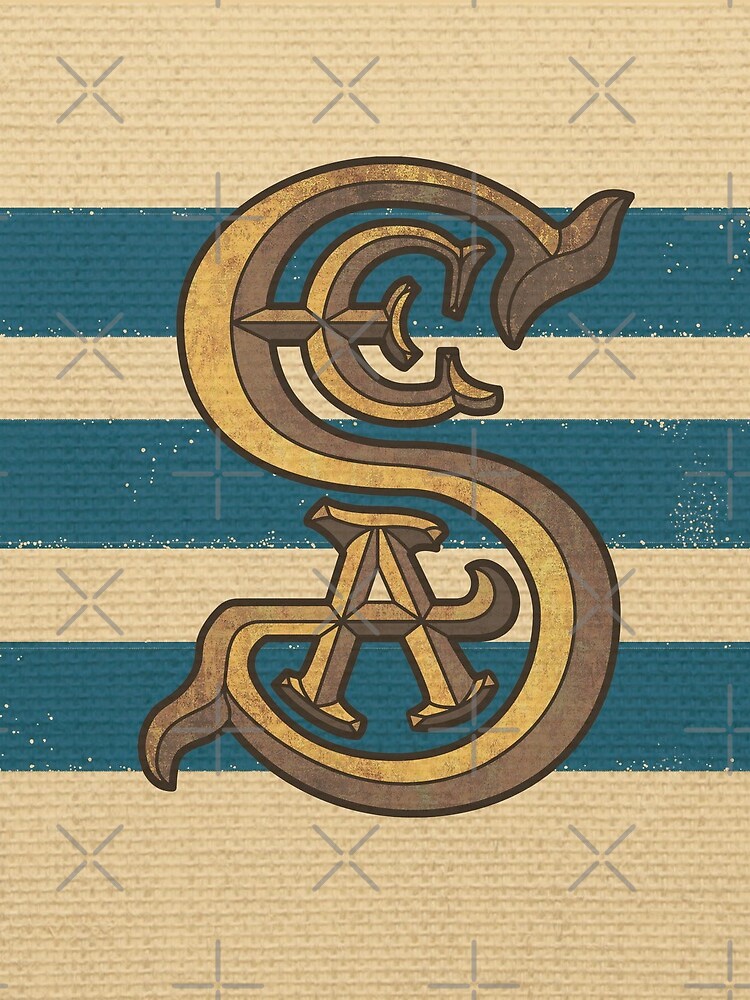 Society of Explorers and Adventurers Blue Stripes by Pop-Tacular