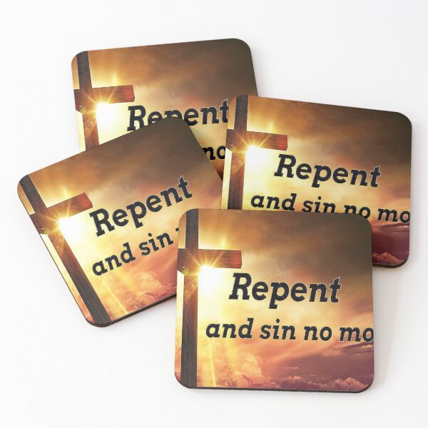 Item preview, Repent And Sin No More Jesus Cross  designed and sold by starcraft542.