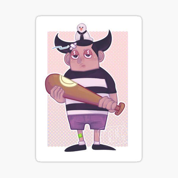 Blueno Sticker By Crimekunnn Redbubble