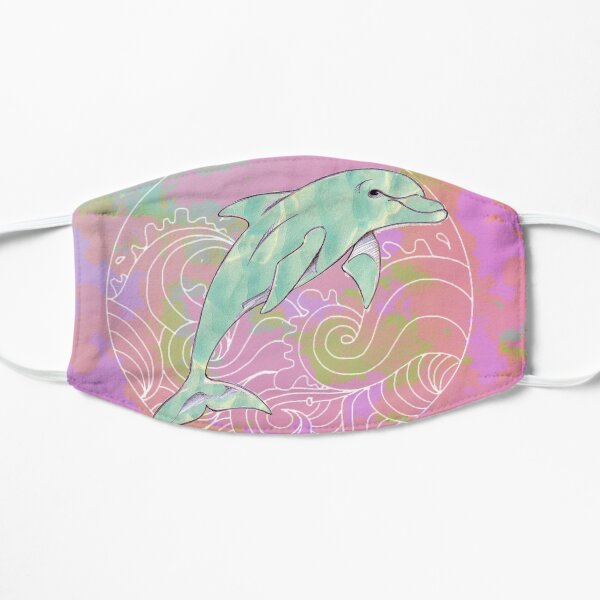 Download Pink Dolphin Face Masks Redbubble Yellowimages Mockups
