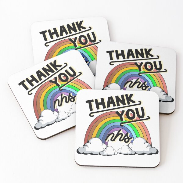 Item preview, Coronavirus "Rainbow Thankyou" Design designed and sold by Charlzthebucket.