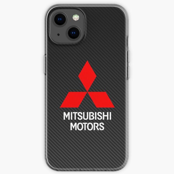 Mitsubishi Motors Fibre de Carbone Coque souple iPhone