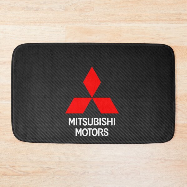 Item preview, Mitsubishi Motors Logo on Carbon Fiber Background – JDM Racing Design designed and sold by Road To Track.