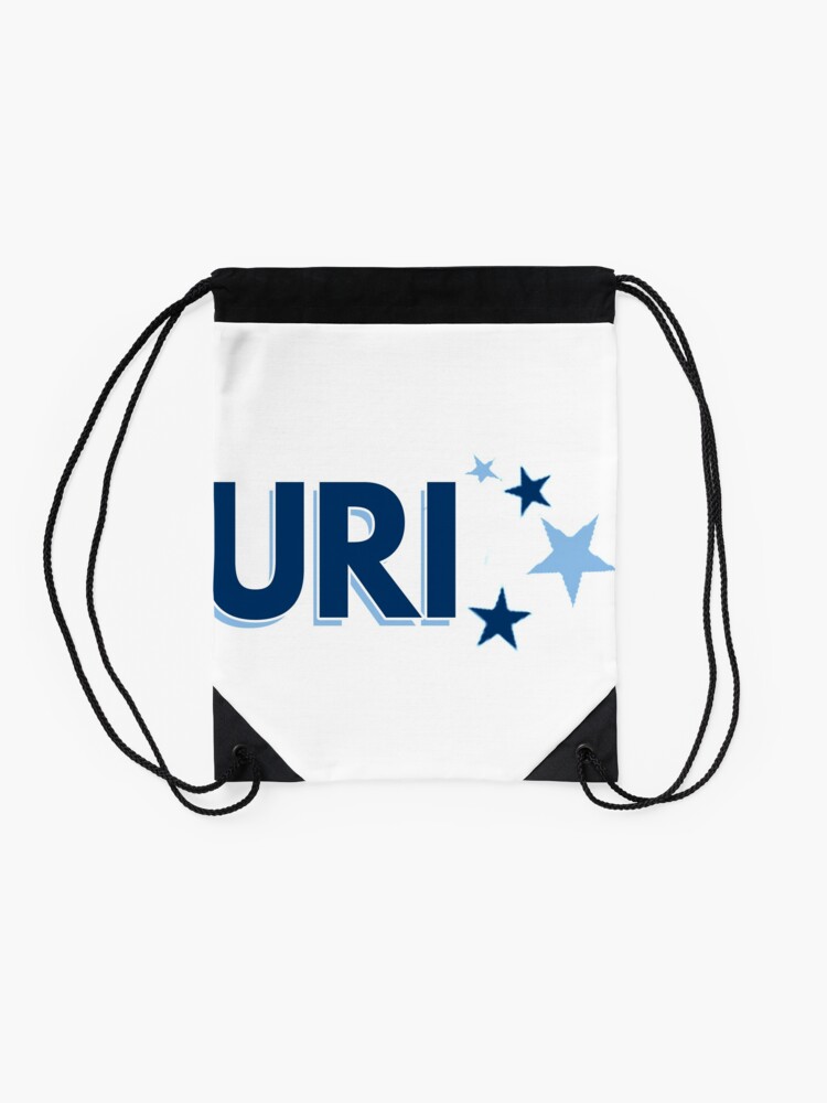 Alternate view of URI stars Drawstring Bag