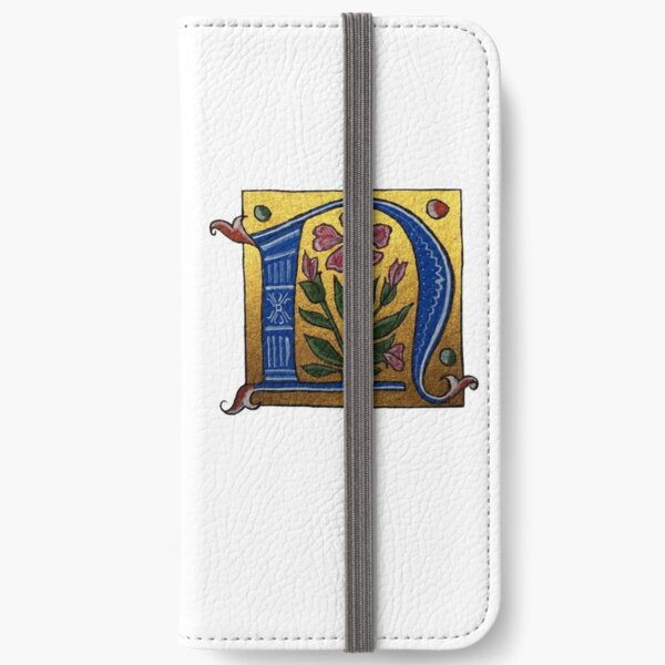 Illuminated Letter N iPhone Wallet