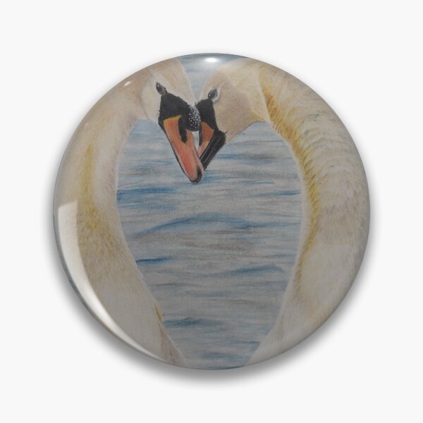 Item preview, Swan loveheart designed and sold by cathyscreations.