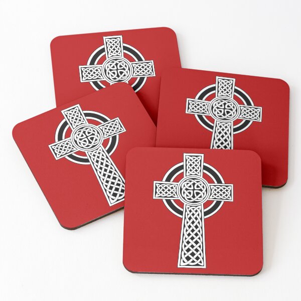 Item preview, High Cross on red designed and sold by JoAnnFineArt.