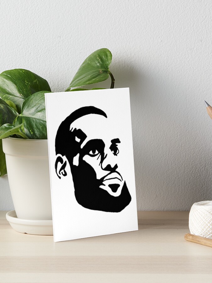 LeBron James Jersey | Art Board Print