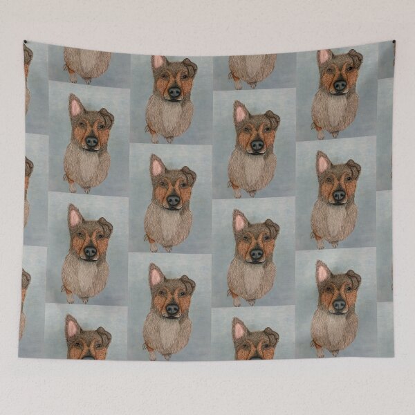 Item preview, Basenji Dog Portrait Cute designed and sold by dreamdrawer15.