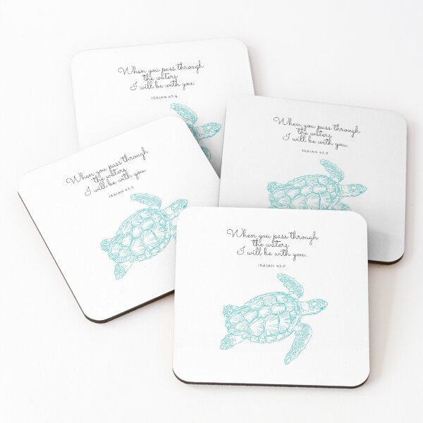 Item preview, When you pass through the waters I will be with you.  Isaiah 43:2 designed and sold by mmb83.