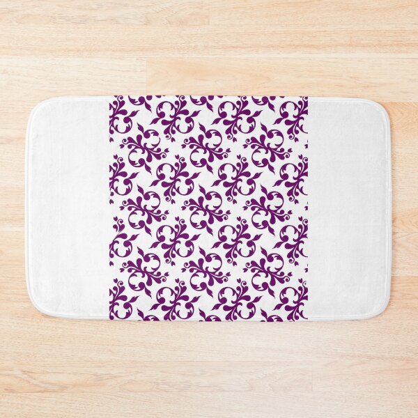 Item preview, Victorian Texture Purple White designed and sold by Fan Service.
