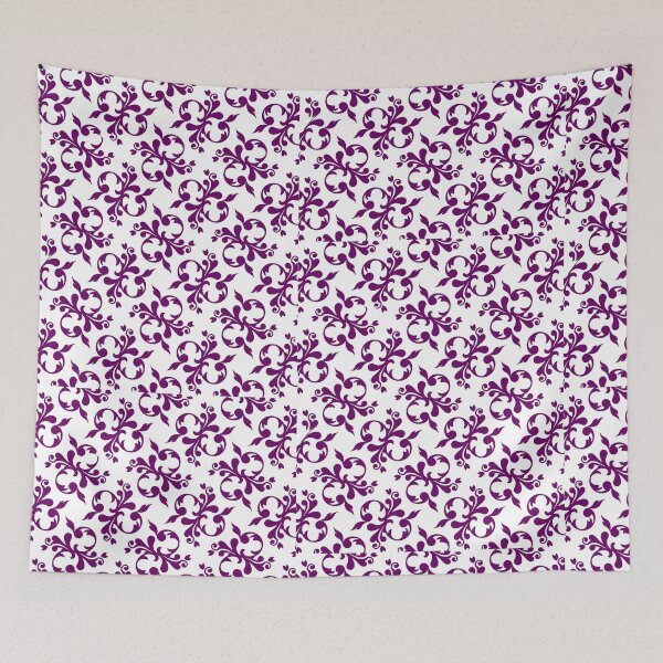 Item preview, Victorian Texture Purple White designed and sold by Fan Service.